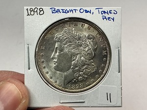 lot 11 image: 1898 Silver Morgan Dollar