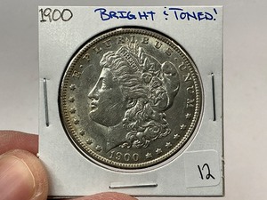 lot 12 image: 1900 Silver Morgan Dollar