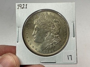 lot 17 image: 1921 Silver Morgan Dollar