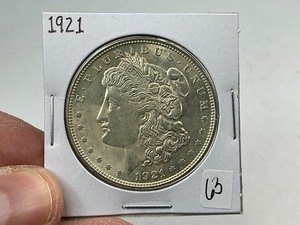 lot 63 image: 1921 Silver Morgan Dollar