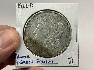 lot 22 image: 1921-D Silver Morgan Dollar