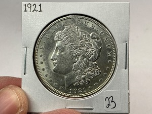 lot 23 image: 1921 Silver Morgan Dollar