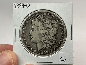 lot 26 image: 1899-O Morgan Silver Dollar