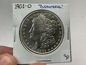 lot 30 image: 1901-O Silver Morgan Dollar