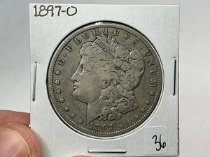 lot 36 image: 1897-O Silver Morgan Dollar