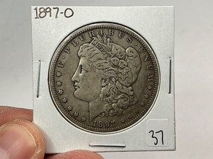 lot 37 image: 1897-O Silver Morgan Dollar