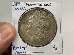 lot 41 image: 1889 Silver Morgan Dollar