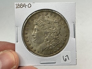 lot 67 image: 1884-O Silver Morgan Dollar