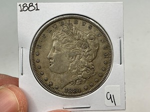 lot 91 image: 1881 Silver Morgan Dollar