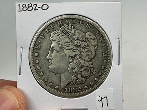 lot 97 image: 1882-O Silver Morgan Dollar