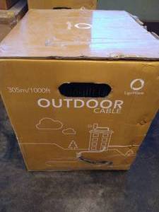 lot 30 image: 1,000 Ft. Outdoor Cat5E Cable - Full Box