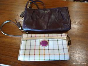 lot 105 image: (2) Coach Clutch Bags