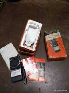 lot 121 image: (2) Realistic Vintage Walkie Talkies