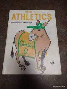 lot 126 image: 1965 Kansas City Athletics Yearbook