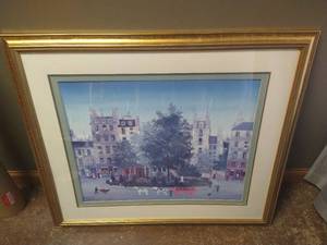 lot 129 image: Large Framed Picture