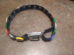 lot 138 image: Soda Cap & Seatbelt Belt