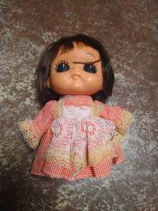 lot 165 image: Vintage IWAI Industrial Corp. Big Eye Doll Made in Japan