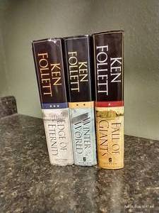 lot 195 image: (3) Ken Follett Century Trilogy - Complete