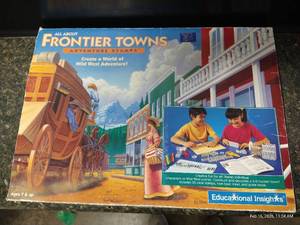 lot 205 image: Vintage Frontier Town Rubber Ink Stamps