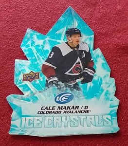 lot 256 image: 2022-23 Upper Deck Cale Makar Die-Cut Card