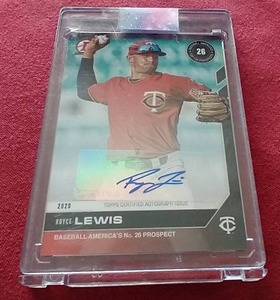 2020 Bowman Royce Lewis Autographed Prospect Card