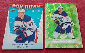 lot 259 image: (2) Connor McDavid Cards - (1) Refractor