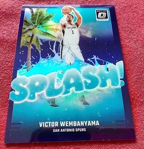 lot 264 image: 2024-25 Optic Victor Wembanyama Prizm Insert Card