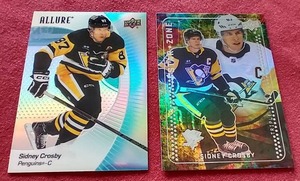 lot 266 image: (2) Sidney Crosby Cards - Both RefractorFoils