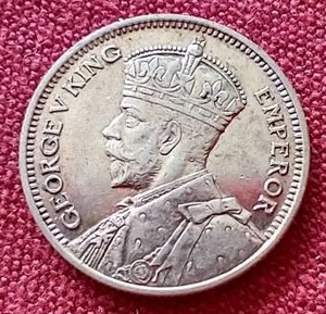 lot 297 image: 1936 New Zealand Silver 6 Pence Coin