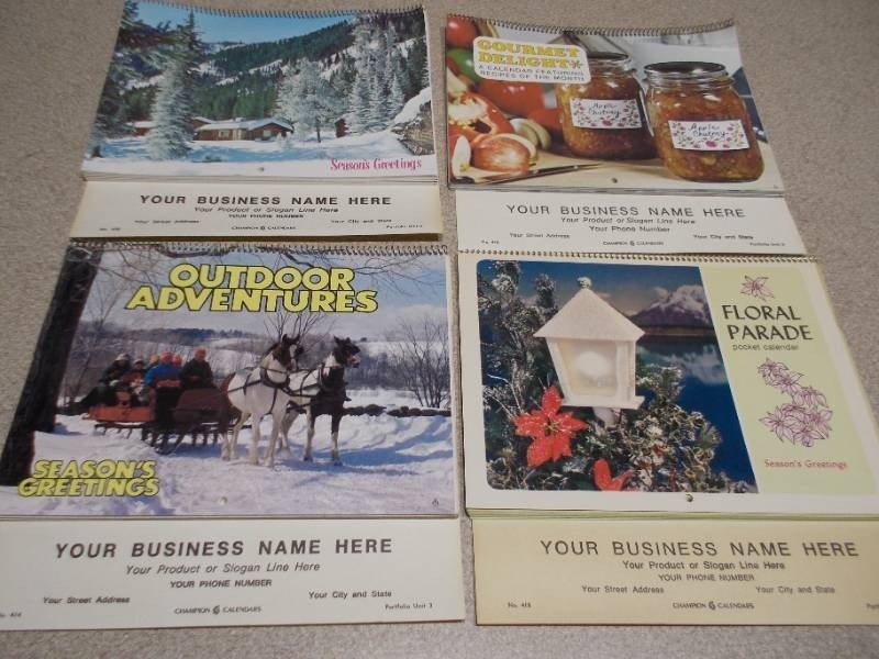 lot 252 image: 1981 Sample Calendars