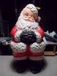 1972 ceramic winking Santa Claus Bank