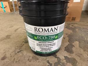 lot 2 image: 5 Gallon Bucket Of Roman Wallpaper Adhesive