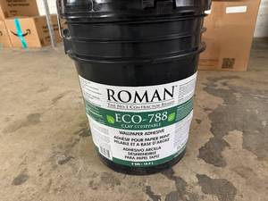 lot 3 image: 5 Gallon Bucket Of Roman Wallpaper Adhesive