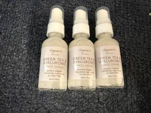 lot 17 image: 3 Bottles Of Organic 17 Green Tea & Hyaluronic Serum