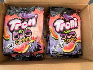 lot 173 image: 9 Bags Of Trolli Sour Duo Crawlers