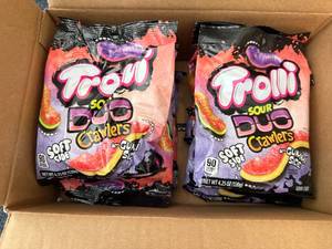 lot 174 image: 9 Bags Of Trolli Sour Duo Crawlers
