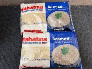 lot 225 image: 2 X 5Lb Bags Of Basmati Rice