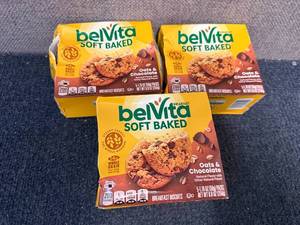 lot 182 image: 3 Boxes Of Belvita Oats And Chocolate