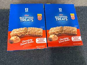 lot 134 image: 12Pk Of Chocolate Peanut Butter Rice Krispies Treats