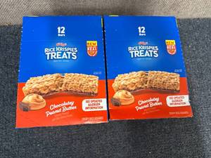 lot 138 image: 12Pk Of Chocolate Peanut Butter Rice Krispies Treats