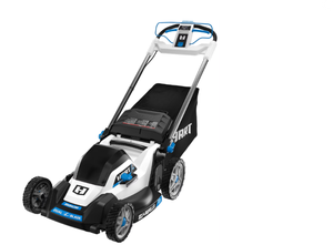 lot 3 image: HART 40V 20 Brushless Self-Propelled Dual Blade Electric Lawn Mower Kit (1) 4Ah Battery (1) Charger