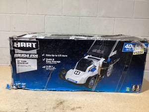 HART 40V 20" Brushless Push Mower Kit (1) 6Ah Battery (1) Charger