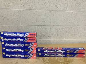 lot 103 image: LOT OF 7 Reynolds Wrap Aluminum Wrap