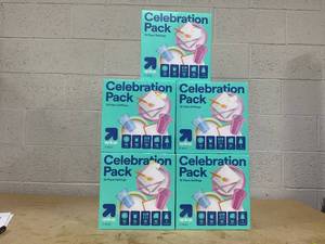 lot 120 image: LOT OF 5 up&up Celebration Packs (97 Pieces Each Box)