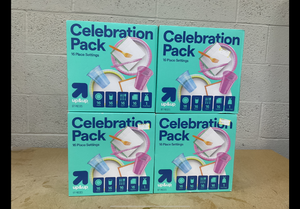lot 121 image: LOT OF 4 up&up Celebration Packs (97 Pieces Each Box)