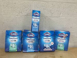 lot 132 image: LOT OF 5 Clorox ToiletWand Refills