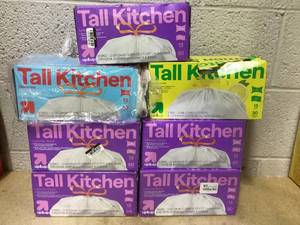 lot 203 image: LOT OF 6 up&up Tall Kitchen Trash Bags