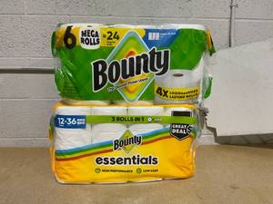 lot 301 image: LOT OF 2 Bounty Paper Towels