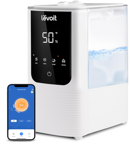 lot 74 image: LEVOIT Humidifiers for Home, Smart Warm and Cool Mist Air Humidifier for Large Room, Auto Customized Humidity, Fast Symptom Relief, Easy Top Fill, Essential Oil, Quiet, OasisMist 4.5L, White LUH-O451S-WUS (Wrong Box)