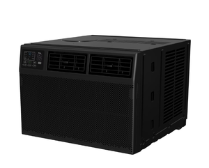 lot 90 image: TCL 8,000 BTU Smart Window Air Conditioner, Fan & Dehumidifier, 350 Sq. Ft., Remote Control, Works with AlexaGoogle Assistant, Black, W8W92-B4 (Used)